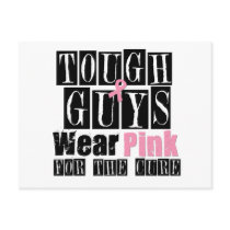 Breast Cancer Tough Guys Wear Pink Post Cards
