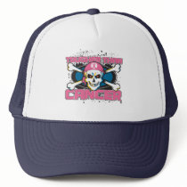 Breast Cancer Tougher Than Cancer Skull Hats