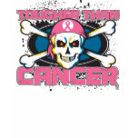 Breast Cancer Tougher Than Cancer Skull T Shirts