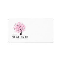 Breast Cancer Tree Personalized Address Labels