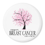 Breast Cancer Tree Magnets