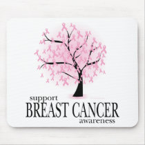 Breast Cancer Tree Mousepad