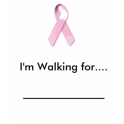Breast Cancer Walk For.... T Shirts by PointUp