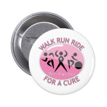 Breast Cancer Walk Run Ride For A Cure Pin