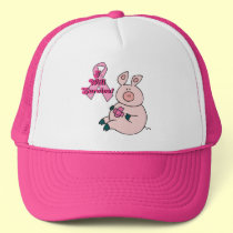 breast cancer will survive pig hats by animals4acause breast cancer will survive pig hats