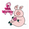 breast cancer will survive pig posters by animals4acause breast cancer will survive pig posters