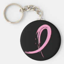 Breast Cancer's Pink Ribbon A4 Keychain