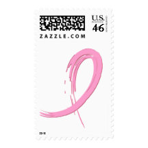 Breast Cancer's Pink Ribbon A4 Stamps