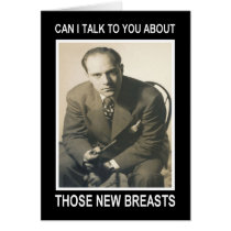 Breast Enlargement Enhancement Congratulations Card