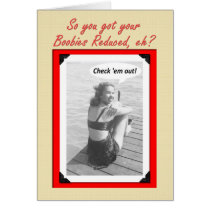Breast Reduction Congratulations Cards