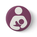Breastfeeding Icon - Mauve Buttons