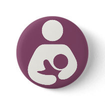 Breastfeeding Icon - Mauve Buttons