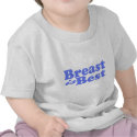 (Breastfeeding is best for baby! t-shirts