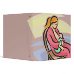 Breastfeeding Journal Notebook Vinyl Binder
