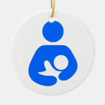 Breastfeeding / Nursing Icon Christmas Ornaments