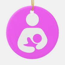 Breastfeeding / Nursing Icon Christmas Ornaments