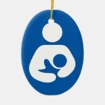 Breastfeeding / Nursing Icon Christmas Tree Ornament