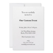 Breastfeeding / Nursing Icon Personalized Invites