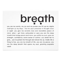 breath | mini-print invitations