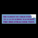 Breathalyzer Test bumper stickers