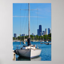 Breathe Blue Poster