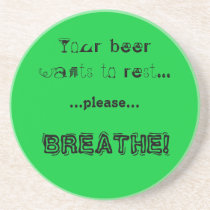 BREATHE! BEVERAGE COASTERS