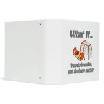 Breathe eat sleep soccer 3 ring binder