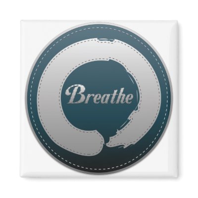 Breathe Enso Stitch Magnets by BuddhaGifts