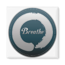 Breathe Enso Stitch Magnets