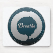 Breathe Enso Stitch Mousepads