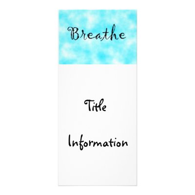 Breathe-Rack Card by artdebogallery