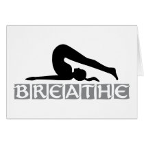 BREATHE Yoga Card