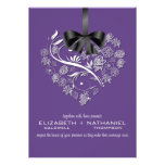 Breathless Wedding Invitation--plum