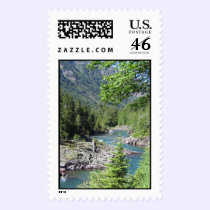 Breathtaking National Forest postage