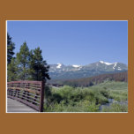 Breckenridge Bike Bridge Postcard postcards