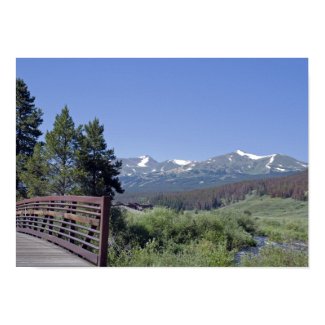 Breckenridge Bike Bridge print
