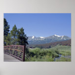 Breckenridge Bike Bridge Poster Print