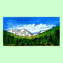 Breckenridge CO 1999 Art The MUSEUM Zazzle Gifts posters