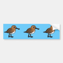 Breeding Spoon-billed Sandpiper Bumper Sticker