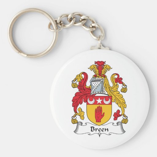 Breen Family Crest Key Chains