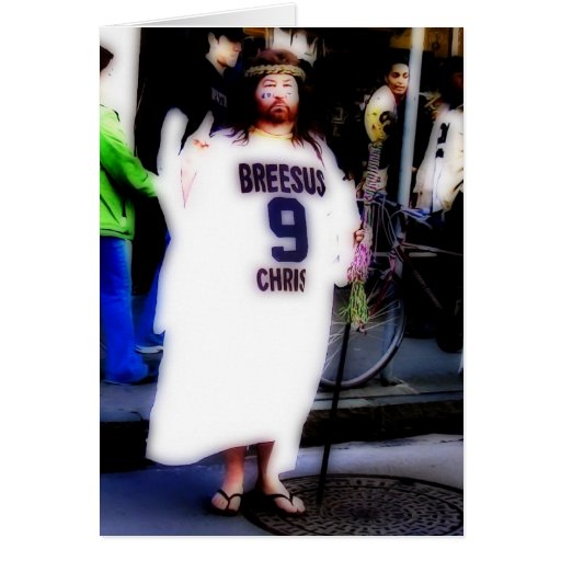 Breesus Christmas Greeting Card