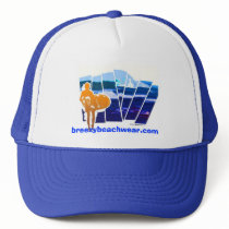 Breezy Beach Wear Lone Surfer Trucker Hat