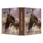 Breezy Riding by WHD Koerner, Vintage Rodeo Cowboy Binder
