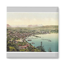 Bregenz from "Haggen", Tyrol, Austro-Hungary rare Refrigerator Magnet