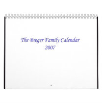 Breger Family Calendar by lherold Breger Family Calendar