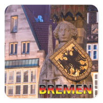 Bremen 01B Square Stickers