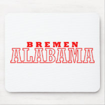 Bremen, Alabama City Design Mousepad