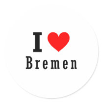 Bremen, Alabama City Design Round Sticker