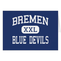 Bremen - Blue Devils - High - Bremen Georgia cards by customteamsportswear Bremen - Blue Devils - High - Bremen Georgia cards