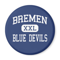 Bremen - Blue Devils - High - Bremen Georgia magnets